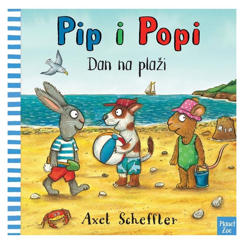 PIP I POPI: DAN NA PLAŽI (KARTONKA 17 x 17 cm) Cijena