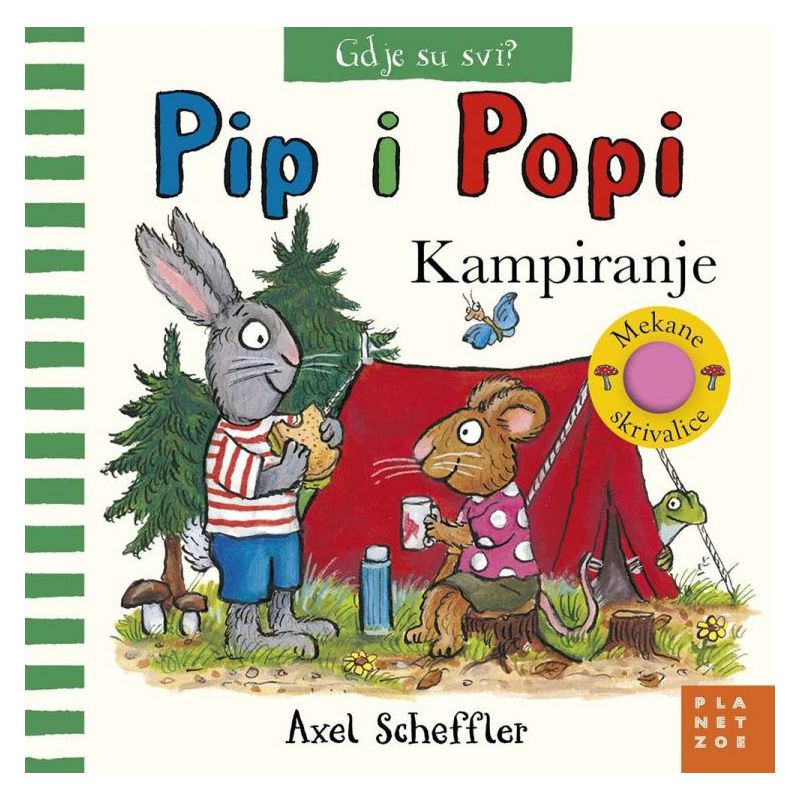 PIP I POPI - KAMPIRANJE (interaktivno, prekrivalice od flisa) Cijena